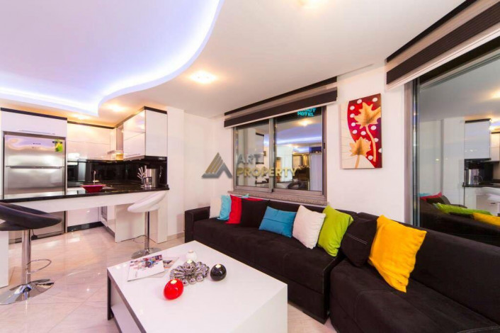 Просторная квартира 2+1 в 50 метрах от Средиземного моря в районе Оба, 80 м2 - Ракурс 8