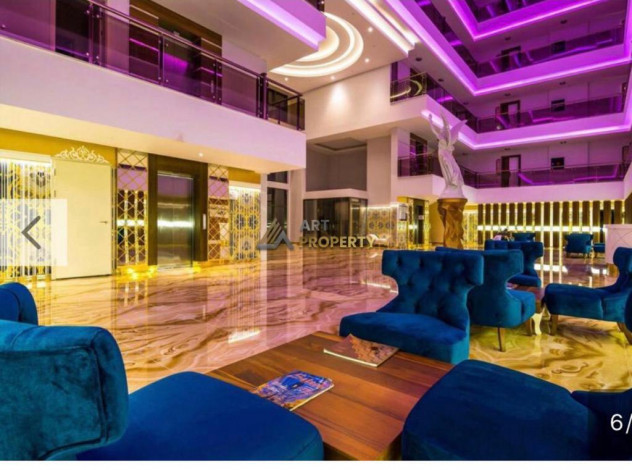 Меблированная трехкомнатная квартира с видом на море в районе Махмутлар, 120м - Ракурс 3