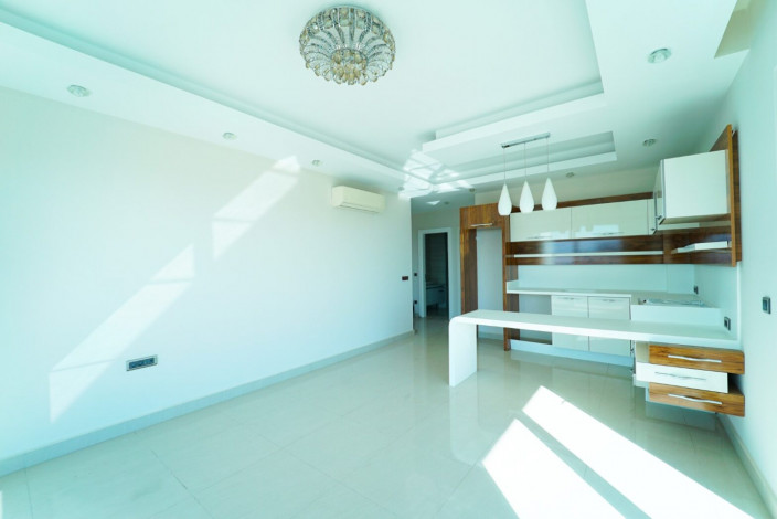 Меблированная трехкомнатная квартира с видом на море в районе Махмутлар, 120м - Ракурс 29