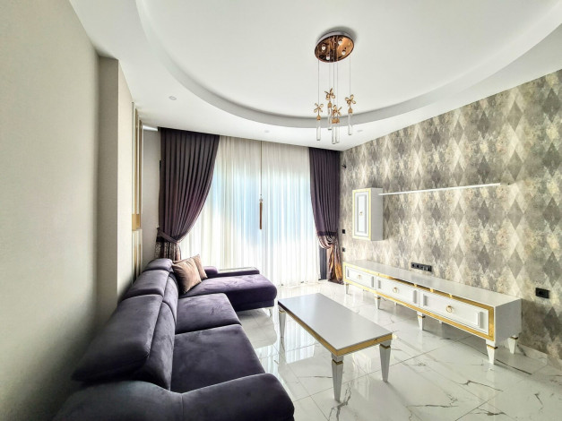 Шикарные апартаменты 1+1 в современном комплексе, в районе Каргыджак - Ракурс 15