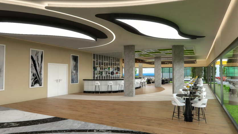 Шикарные апартаменты 1+1 в современном комплексе, в районе Каргыджак - Ракурс 21