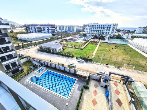 Дуплекс в жилом комплексе вблизи Средиземного моря в районе Каргыджак, 120м2 - Ракурс 7