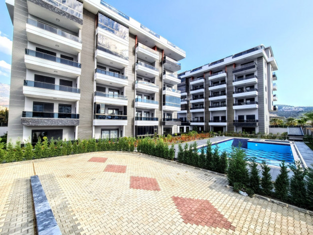 Дуплекс в жилом комплексе вблизи Средиземного моря в районе Каргыджак, 120м2 - Ракурс 8