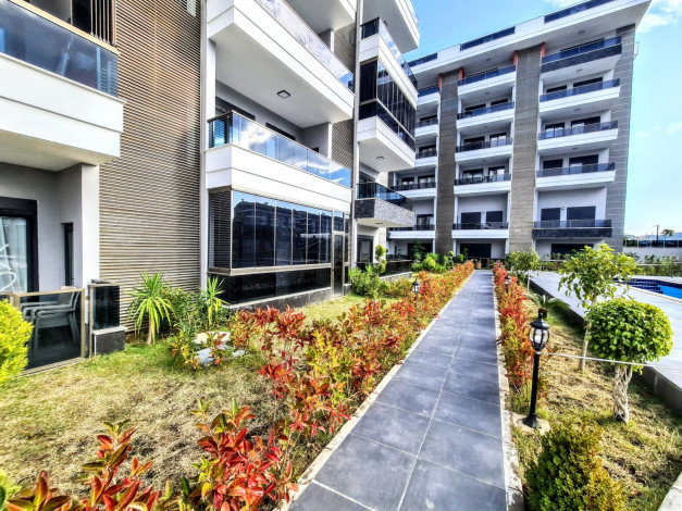 Дуплекс в жилом комплексе вблизи Средиземного моря в районе Каргыджак, 120м2 - Ракурс 9