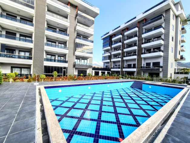 Дуплекс в жилом комплексе вблизи Средиземного моря в районе Каргыджак, 120м2 - Ракурс 11