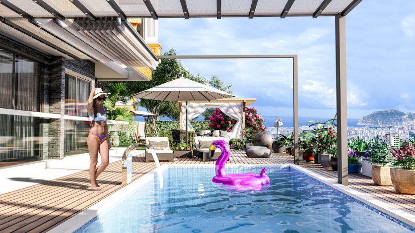 Старт нового проекта премиум класса по типу город в городе в Махмутларе! - Ракурс 6