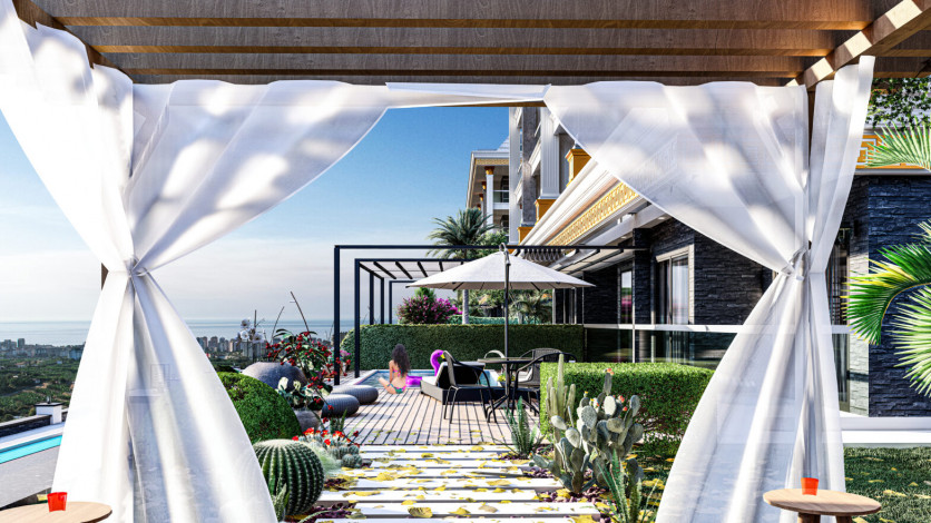 Старт нового проекта премиум класса по типу город в городе в Махмутларе! - Ракурс 7