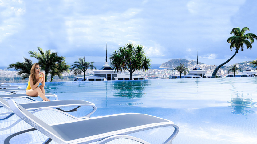 Старт нового проекта премиум класса по типу город в городе в Махмутларе! - Ракурс 8