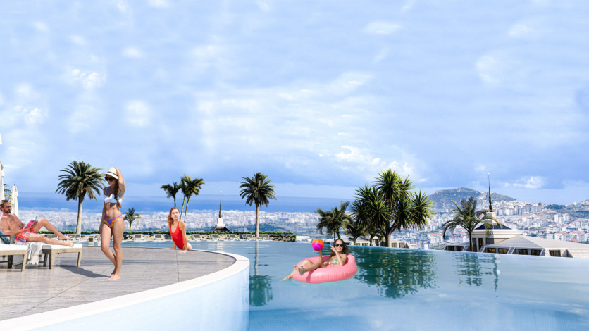 Старт нового проекта премиум класса по типу город в городе в Махмутларе! - Ракурс 9