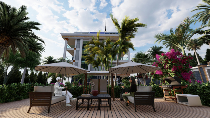 Старт нового проекта премиум класса по типу город в городе в Махмутларе! - Ракурс 11