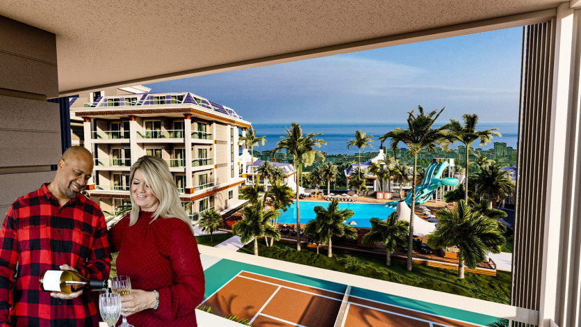 Старт нового проекта премиум класса по типу город в городе в Махмутларе! - Ракурс 12