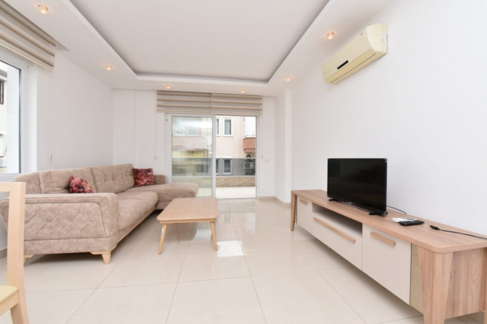 Новая квартира 1+1 в аренду на пляже Клеопатра, 75 м2 - Ракурс 5