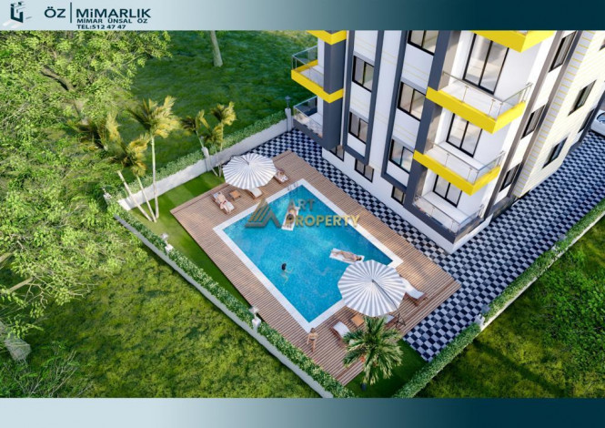 Двухкомнатная квартира в центре Авсаллара, 85 м2! - Ракурс 2