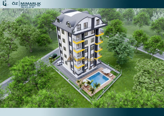 Двухкомнатная квартира в центре Авсаллара, 85 м2! - Ракурс 3