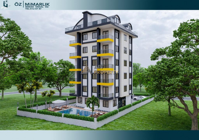 Двухкомнатная квартира в центре Авсаллара, 85 м2! - Ракурс 4