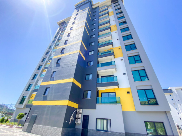 Двухкомнатная меблированная квартира в новом комплексе с богатой внутренней инфраструктурой в районе Махмутлар, 40м - Ракурс 27