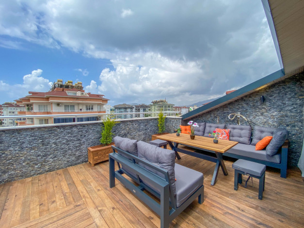 Шикарный меблированный дуплекс в районе Оба - Ракурс 2