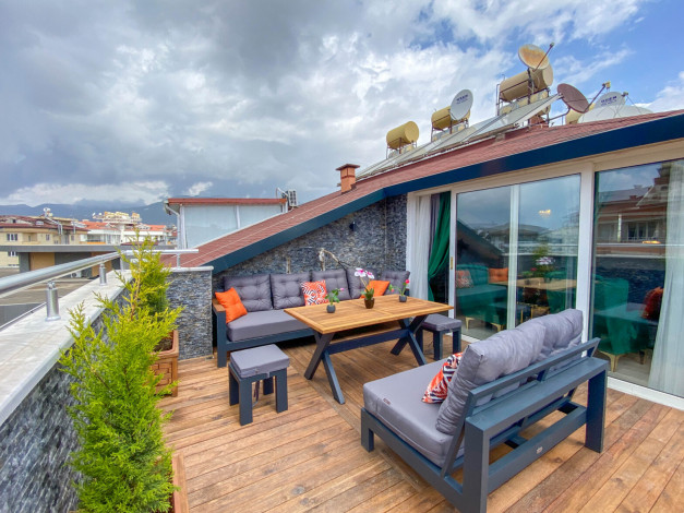 Шикарный меблированный дуплекс в районе Оба - Ракурс 3