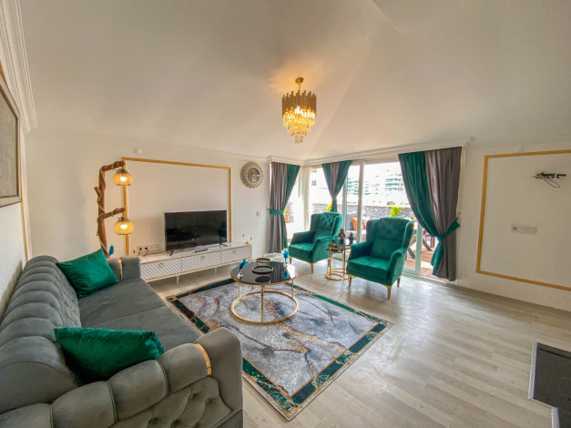 Шикарный меблированный дуплекс в районе Оба - Ракурс 47