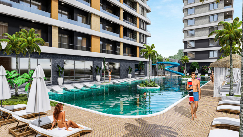 Строящийся комплекс премиум класса в Авсалларе! - Ракурс 6