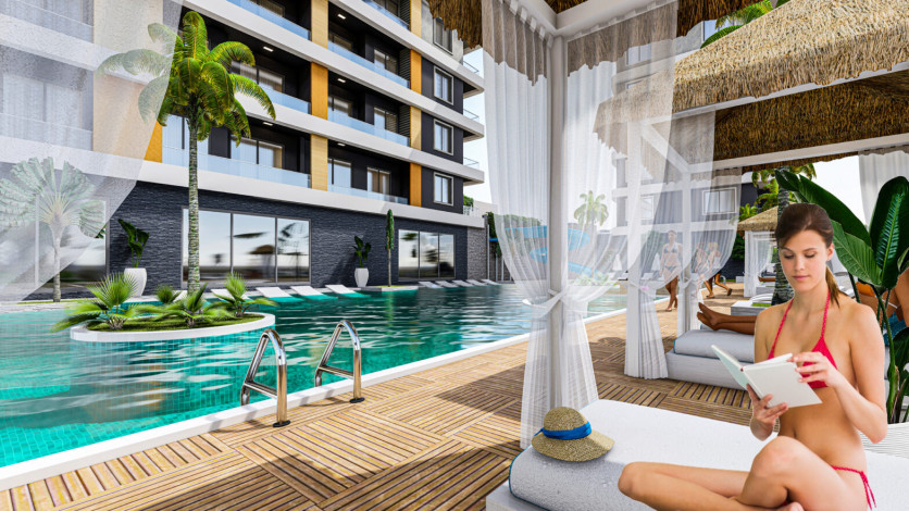 Строящийся комплекс премиум класса в Авсалларе! - Ракурс 7