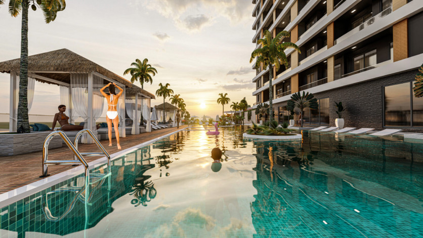 Строящийся комплекс премиум класса в Авсалларе! - Ракурс 8