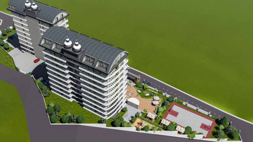 Строящийся комплекс премиум класса в Авсалларе! - Ракурс 9