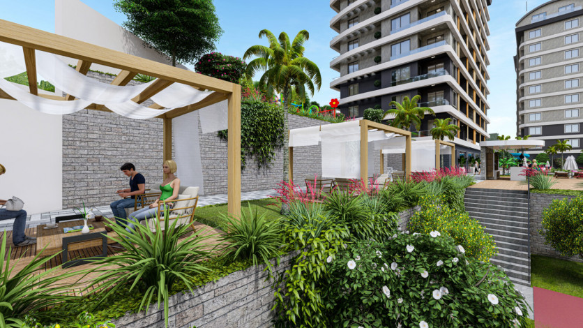 Строящийся комплекс премиум класса в Авсалларе! - Ракурс 11