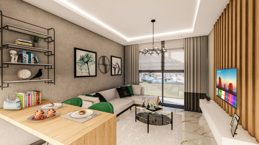 Строящийся комплекс премиум класса в Авсалларе! - Ракурс 25