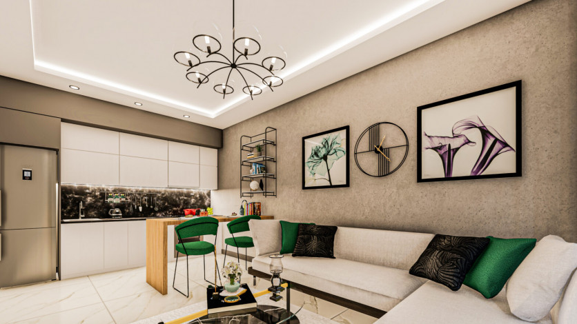 Строящийся комплекс премиум класса в Авсалларе! - Ракурс 26