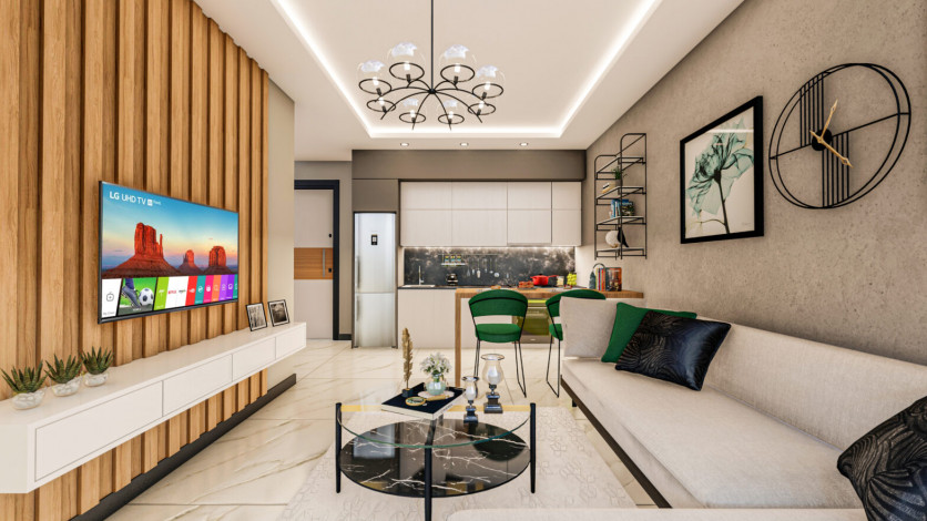 Строящийся комплекс премиум класса в Авсалларе! - Ракурс 27