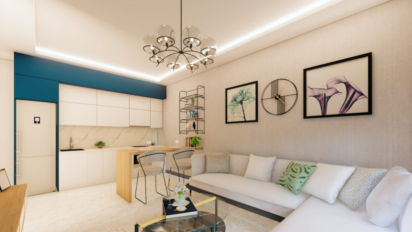 Строящийся комплекс премиум класса в Авсалларе! - Ракурс 32