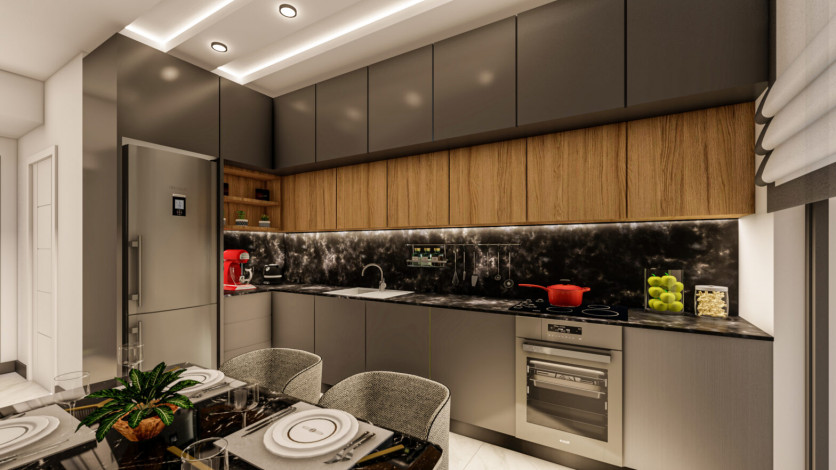 Строящийся комплекс премиум класса в Авсалларе! - Ракурс 36