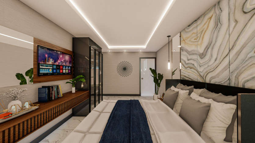 Строящийся комплекс премиум класса в Авсалларе! - Ракурс 37