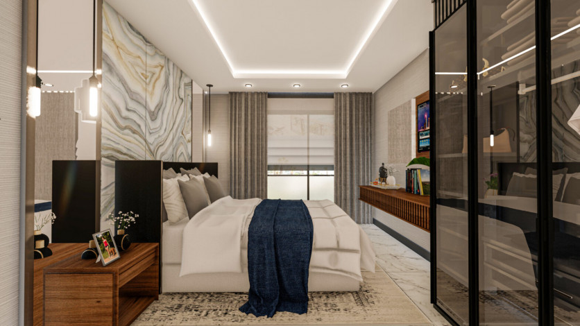 Строящийся комплекс премиум класса в Авсалларе! - Ракурс 38