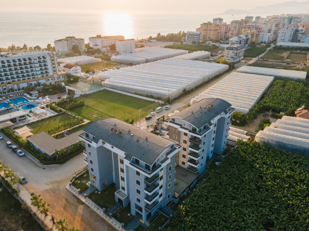 Меблированный садовый дуплекс в района Каргыджак, 106м - Ракурс 19