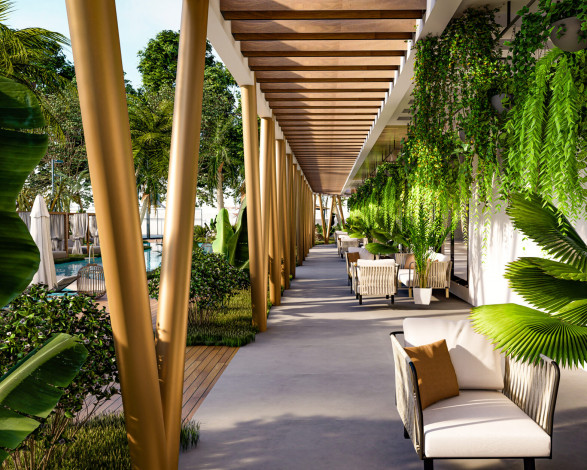 Новый инвестиционный проект в районе Авсаллар в 950 метрах к морю - Ракурс 2