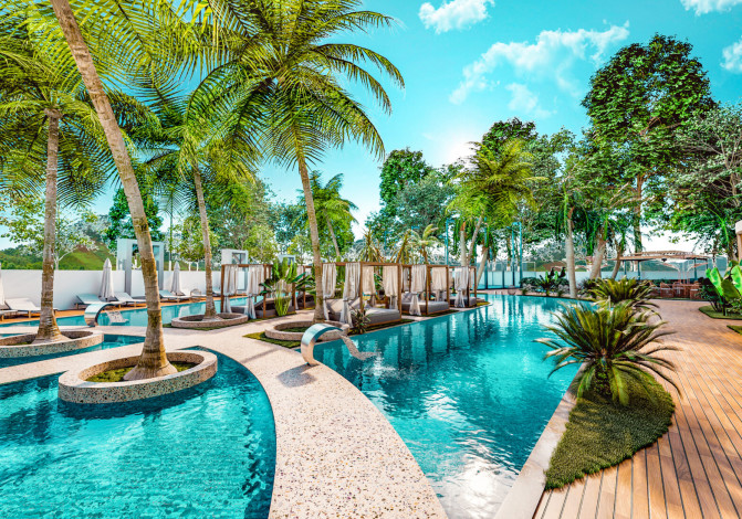 Новый инвестиционный проект в районе Авсаллар в 950 метрах к морю - Ракурс 15