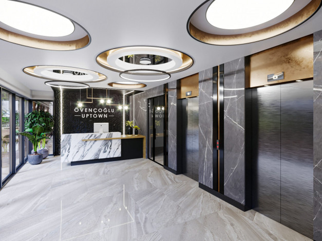 Новый инвестиционный проект в районе Авсаллар в 950 метрах к морю - Ракурс 34