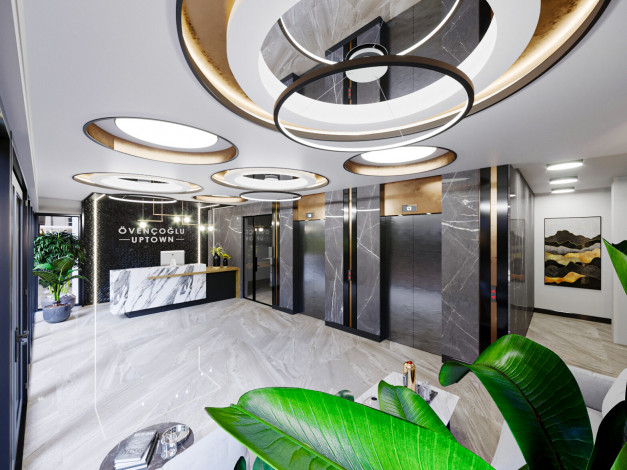 Новый инвестиционный проект в районе Авсаллар в 950 метрах к морю - Ракурс 35