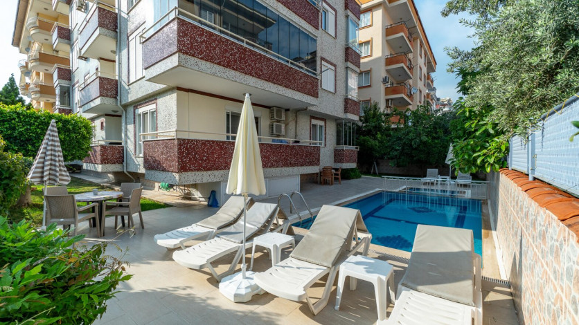 Меблированная квартира планировки 1+1, 70м2 в районе Оба - Ракурс 4