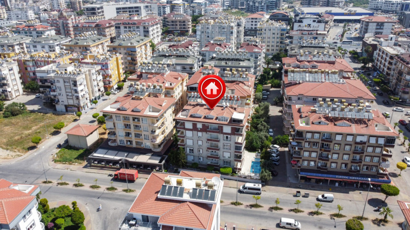 Меблированная квартира планировки 1+1, 70м2 в районе Оба - Ракурс 5