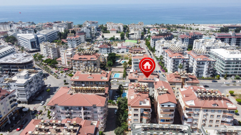 Меблированная квартира планировки 1+1, 70м2 в районе Оба - Ракурс 6