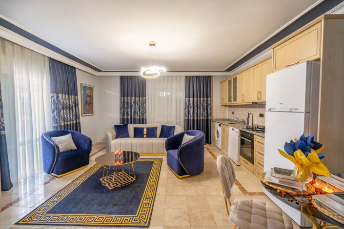 Меблированная квартира планировки 1+1, 70м2 в районе Оба - Ракурс 12