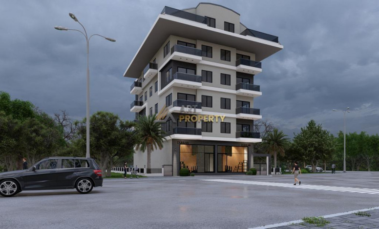 Инвестиционный проект на стадии строительства в районе Авсаллар - Ракурс 6