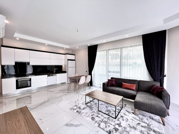 Роскошная меблированная квартира планировки 2+1, 120м2 в районе Каргыджак - Ракурс 5