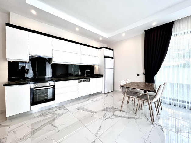 Роскошная меблированная квартира планировки 2+1, 120м2 в районе Каргыджак - Ракурс 7