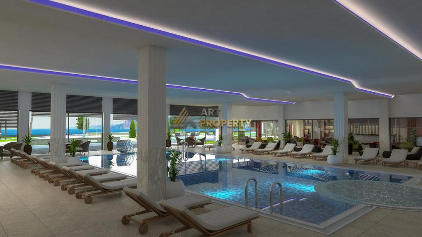 Роскошная меблированная квартира планировки 2+1, 120м2 в районе Каргыджак - Ракурс 19