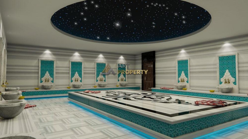 Роскошная меблированная квартира планировки 2+1, 120м2 в районе Каргыджак - Ракурс 20