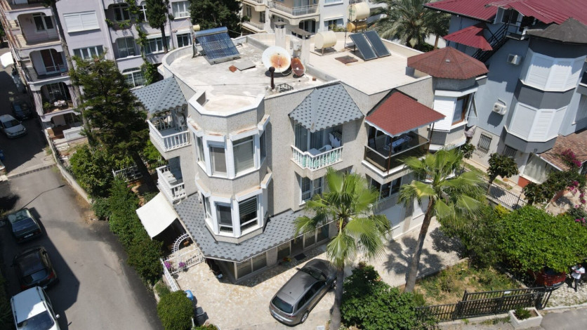 Двухуровневая вилла 3+1, 300 м2 с видом на крепость Алании вблизи пляжа Клеопатры - Ракурс 16